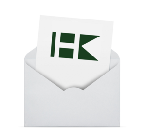 Letter with H&K logo.